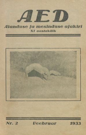 Aed : aianduse ajakiri ; 2 1933-02