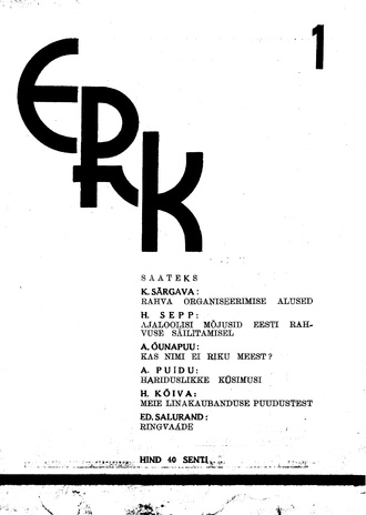 ERK ; 1 (23) 1935-02-28