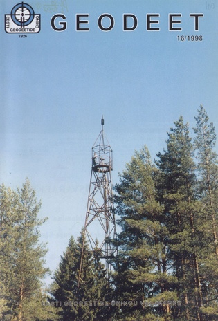 Geodeet : Eesti Geodeetide Ühingu väljaanne ; 16 (40) 1998