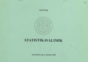 Statistikavalimik ; 2003-10-06