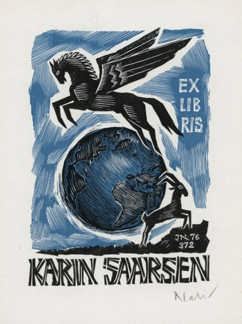 Ex libris Karin Saarsen 