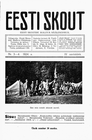 Eesti Skout ; 3-4 1924