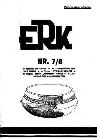 ERK ; 7-8 (39-40) 1936-11-09