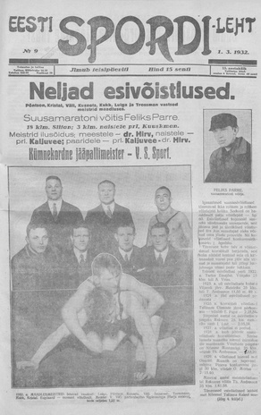 Eesti Spordileht ; 9 1932-03-01