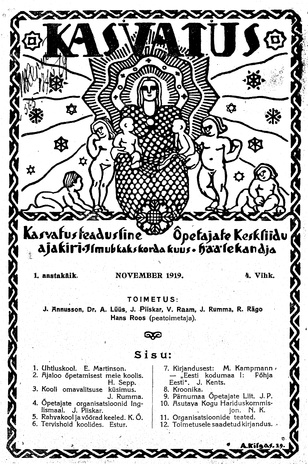 Kasvatus ; 4 1919-11