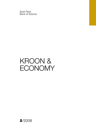 Kroon & Economy : Eesti Pank quarterly ; 2 2008