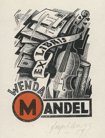 Wenda Mandel ex libris 