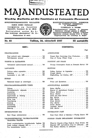 Majandusteated ; 43 1937-10-26