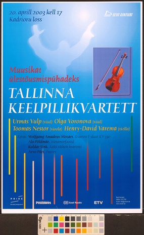 Tallinna Keelpillikvartett : muusikat ülestõusmispühadeks 