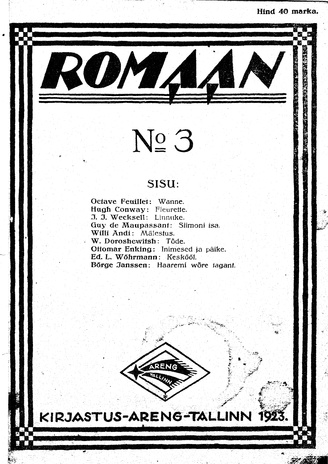 Romaan ; 3 1923