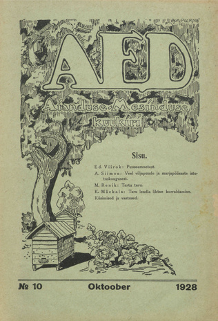 Aed : aianduse ajakiri ; 10 1928-10