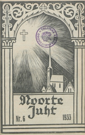 Noorte juht : Eesti ev.-lut. kiriku noorte häälekandja ; 6 1933-08