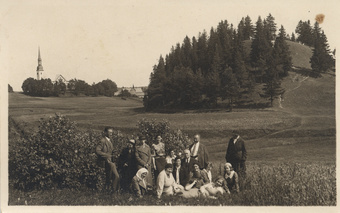 Ekskursandid Otepää Linnamäe külje all 1936