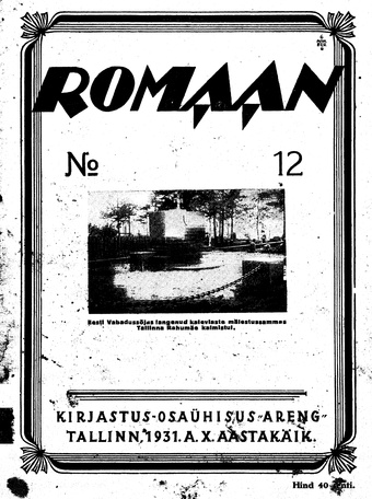 Romaan ; 12 (222) 1931-06