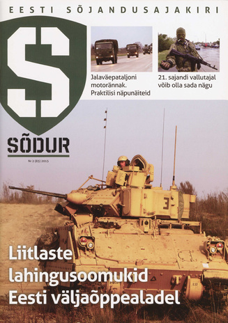 Sõdur : Eesti sõjandusajakiri ; 2(83) 2015-05-04
