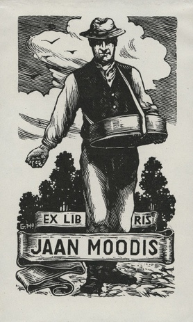 Ex libris Jaan Moodis 