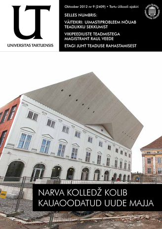 Universitas Tartuensis : UT : Tartu Ülikooli ajakiri ; 9 2012-10