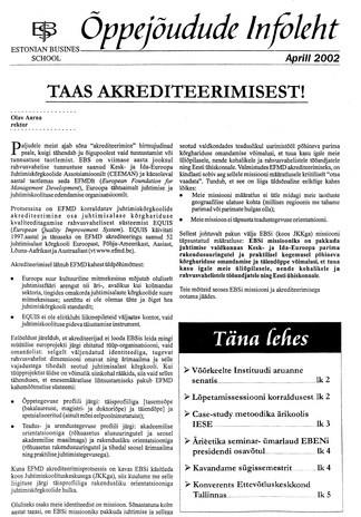 Õppejõudude Infoleht ; 2002-04
