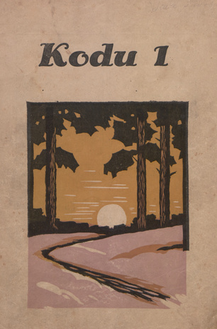 Kodu : perekondlik kirjanduse, teaduse ja kunsti ajakiri ; 1 1933-01