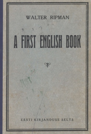 A first English book