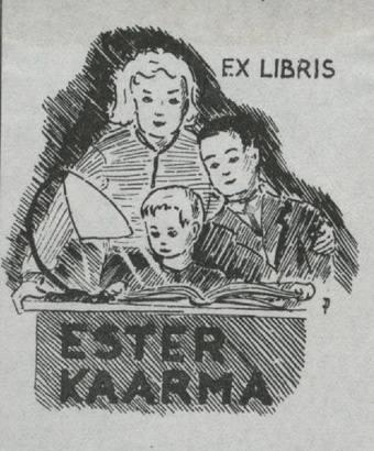 Ex libris Ester Kaarma 