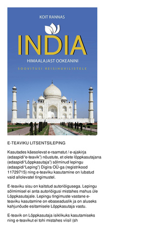 India Himaalajast ookeanini : soovitusi reisihuvilistele 