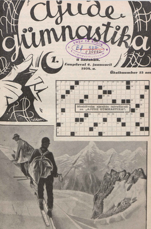 Ajude Gümnastika : ristsõnamõistatuste ajakiri ; 1 1934-01-06