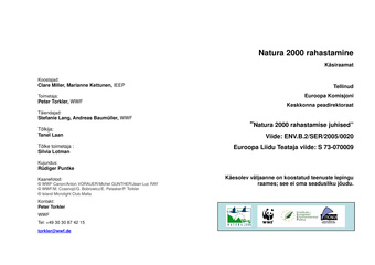 Natura 2000 rahastamine: käsiraamat