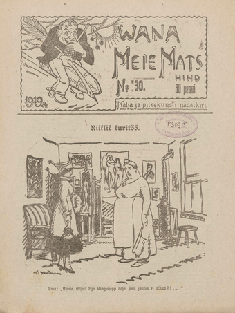 Vana Meie Mats : nalja- ja pilkekunsti nädalkiri ; 30 1919