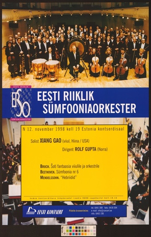 Eesti Riiklik Sümfooniaorkester : Xiang Gao, Rolf Gupta 