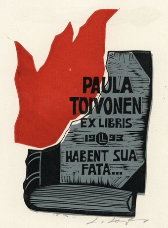 Paula Toivinen ex libris 