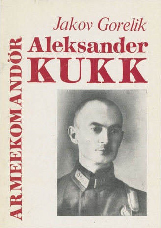 Armeekomandör Aleksander Kukk 