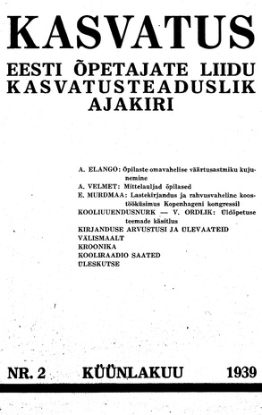 Kasvatus ; 2 1939-02