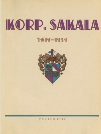 Korp! Sakala : 1909-1934