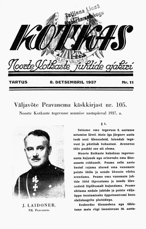 Kotkas ; 11 1937-12-08