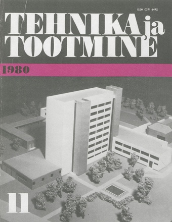 Tehnika ja Tootmine ; 11 1980-11
