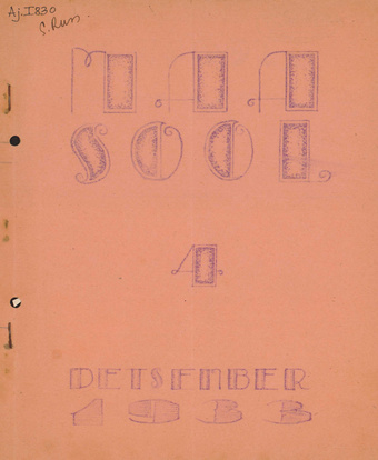 Maasool : Maanoorte Liidu Tallinna osakonna ajakiri ; 4 1933