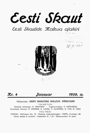 Eesti Skaut ; 4 1930-01
