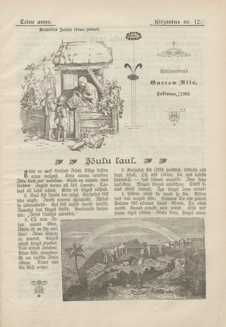 Kristlik Perekonna Leht ; 12 1903