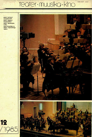 Teater. Muusika. Kino ; 12 1985-12