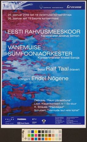 Eesti Rahvusmeeskoor, Vanemuise Sümfooniaorkester