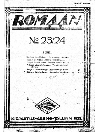 Romaan ; 23-24 1923