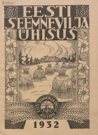 Eesti Seemnevilja Ühisus : [hinnakiri] ; 1932