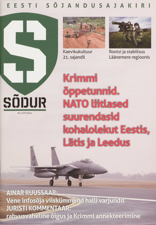 Sõdur : Eesti sõjandusajakiri ; 2(77) 2014-05-05