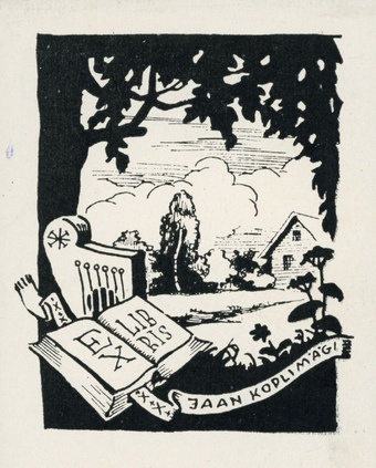 Ex libris Jaan Koplimägi 