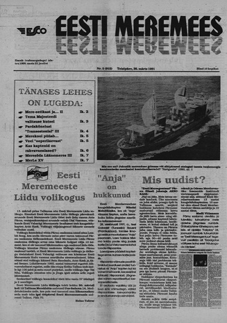 Eesti Meremees ; 5 1991