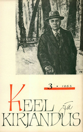 Keel ja Kirjandus ; 3 1965-03