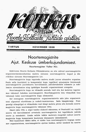Kotkas ; 11 1938-11