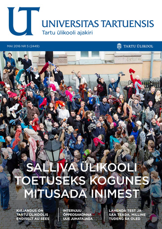 Universitas Tartuensis : UT : Tartu Ülikooli ajakiri ; 5 2016-05