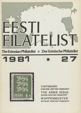Eesti filatelist = The Estonian philatelist ; 27 1981